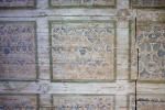 Polichromowany, drewniany strop sali paradnej, w skrzydle południowym, we wschodnim trakcie, na pierwszej kondygnacji, fot. Kamilla Ernandes