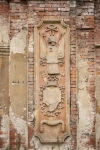 Balkon arkadowy na fasadzie południowej, płaskorzeźbiony element dekoracji, fot. Kamilla Ernandes