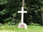 Park Mużakowski – krzyż upamiętniający miejsce po Mauzoleum (Taras po Mauzoleum).