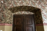 Drzwi z ok. poł. XVIII w. między świetlicą po płd. stronie sieni a sienią, fragment.