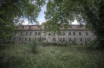 Pałac w Sławie, widok ogólny elewacji ogrodowej (zachodniej). Fot. Kamilla Ernandes